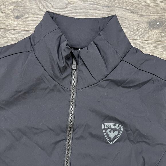 Rossignol Opside Jacket Size Large Womens Black Light Insulated Full Zip $230 - Picture 2 of 15
